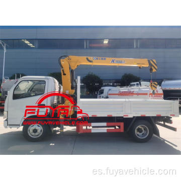 Dongfeng 3.2tons Boom recto Tuck con grúa